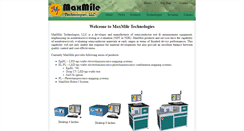 Desktop Screenshot of maxmiletech.com
